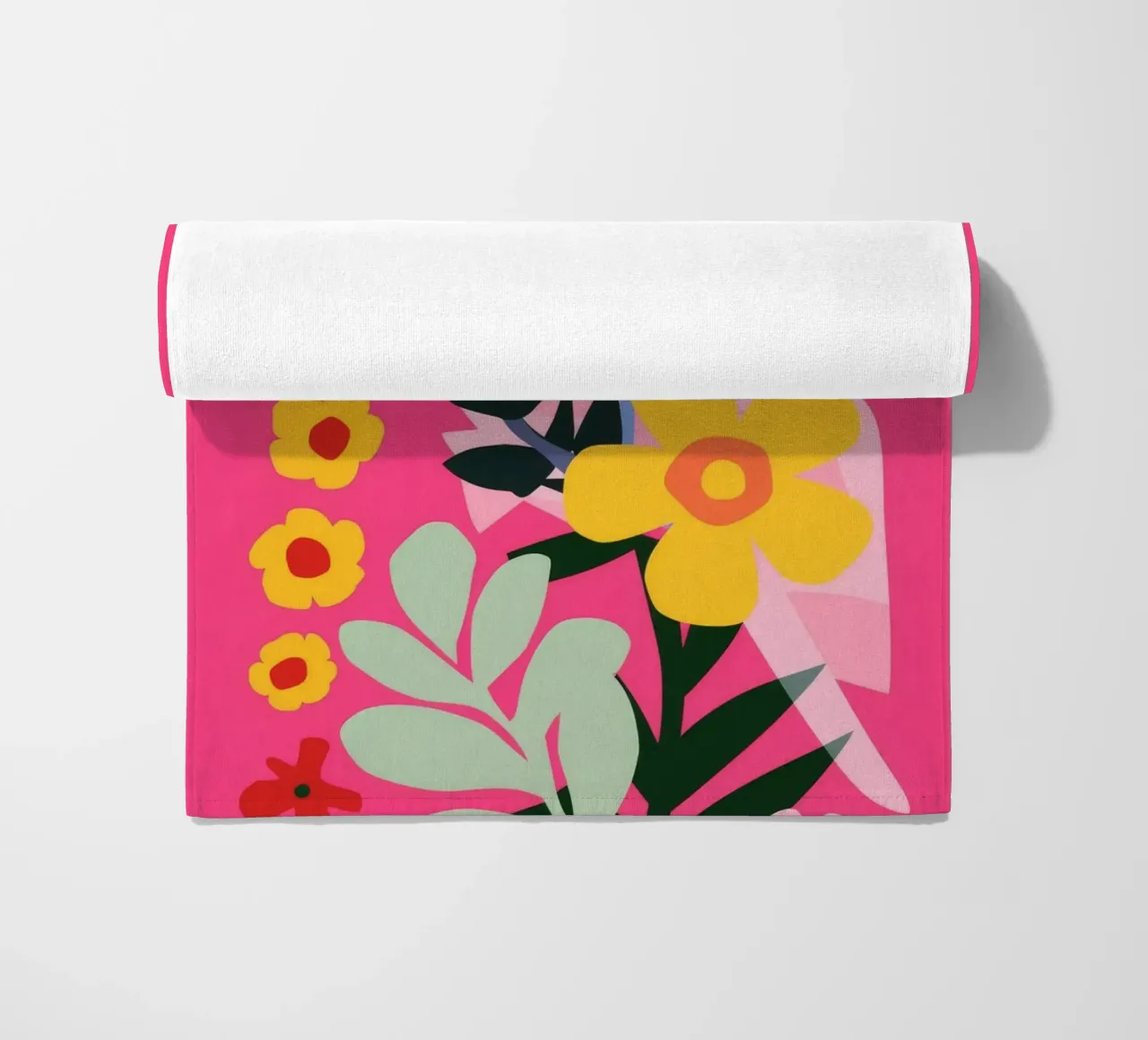 Fiori a strisce Candy telo mare da Paez Harmony