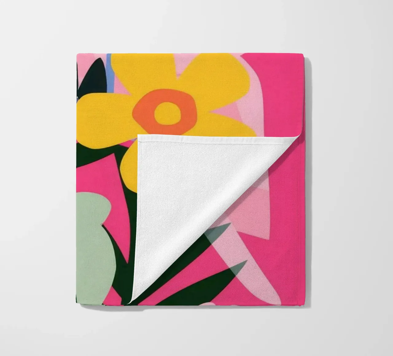 Fiori a strisce Candy telo mare da Paez Harmony