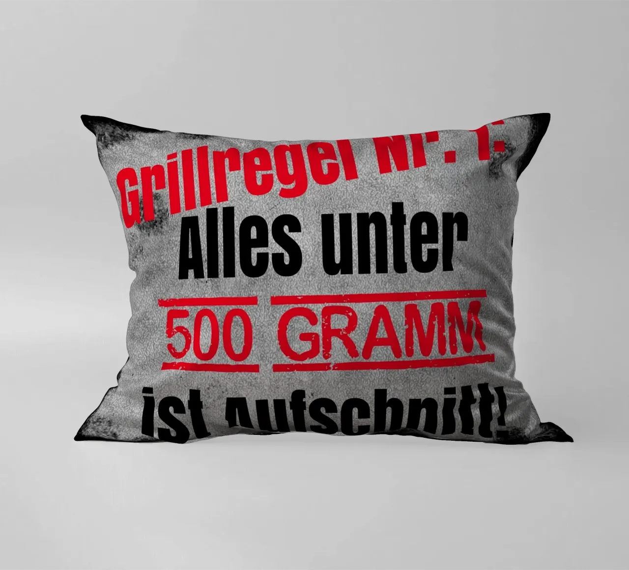 Grillregel Nr. 1 cuscino da anna-liebt