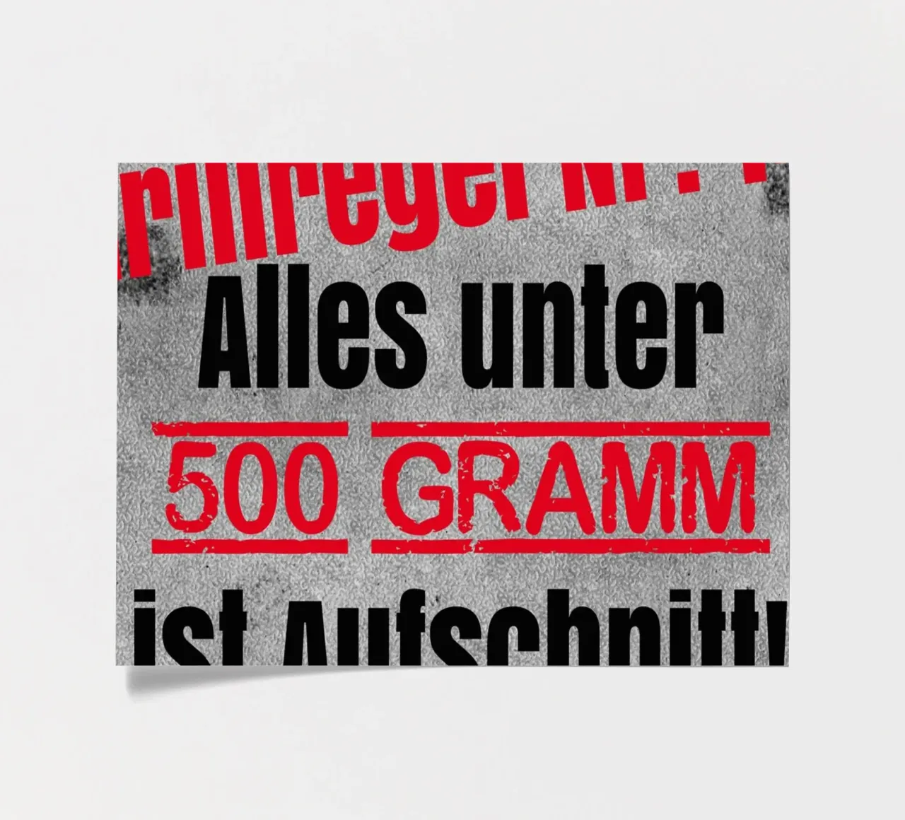 Grillregel Nr. 1 sticker sheet by anna-liebt