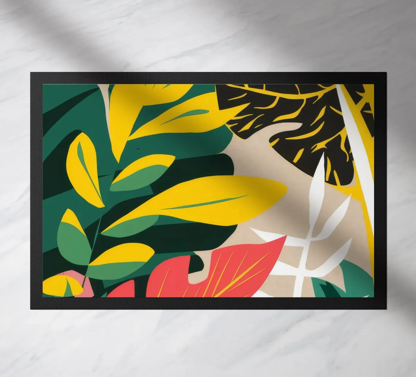 Shadow Leaf Dance doormat by Paez Harmony