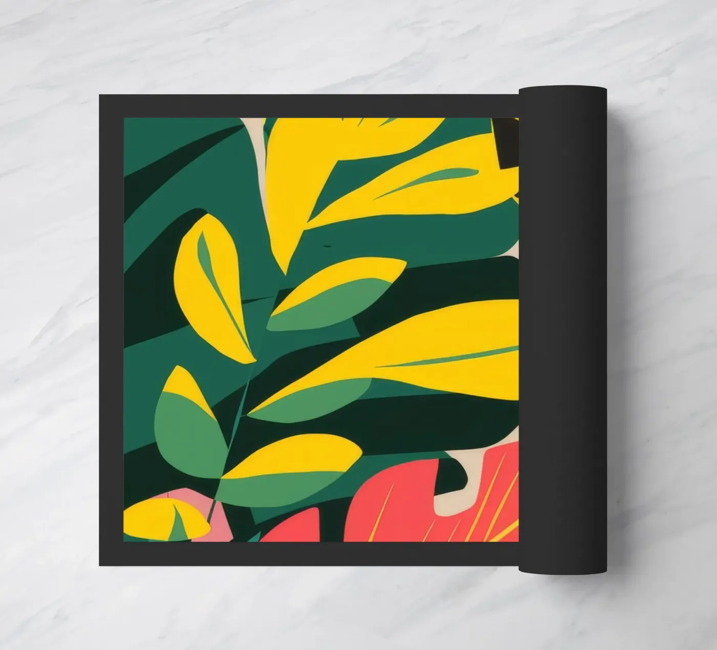 Shadow Leaf Dance doormat by Paez Harmony