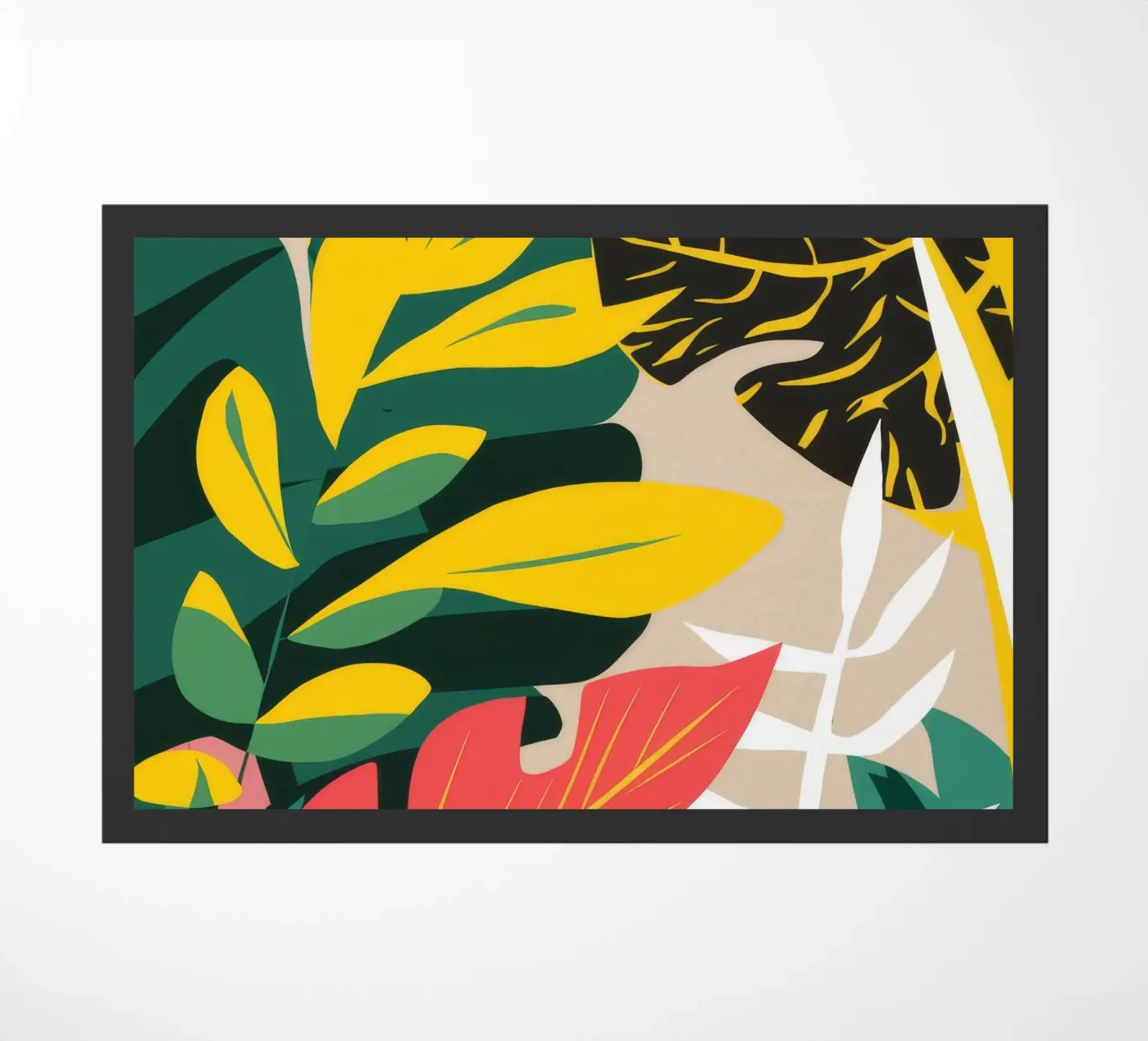 Shadow Leaf Dance doormat by Paez Harmony