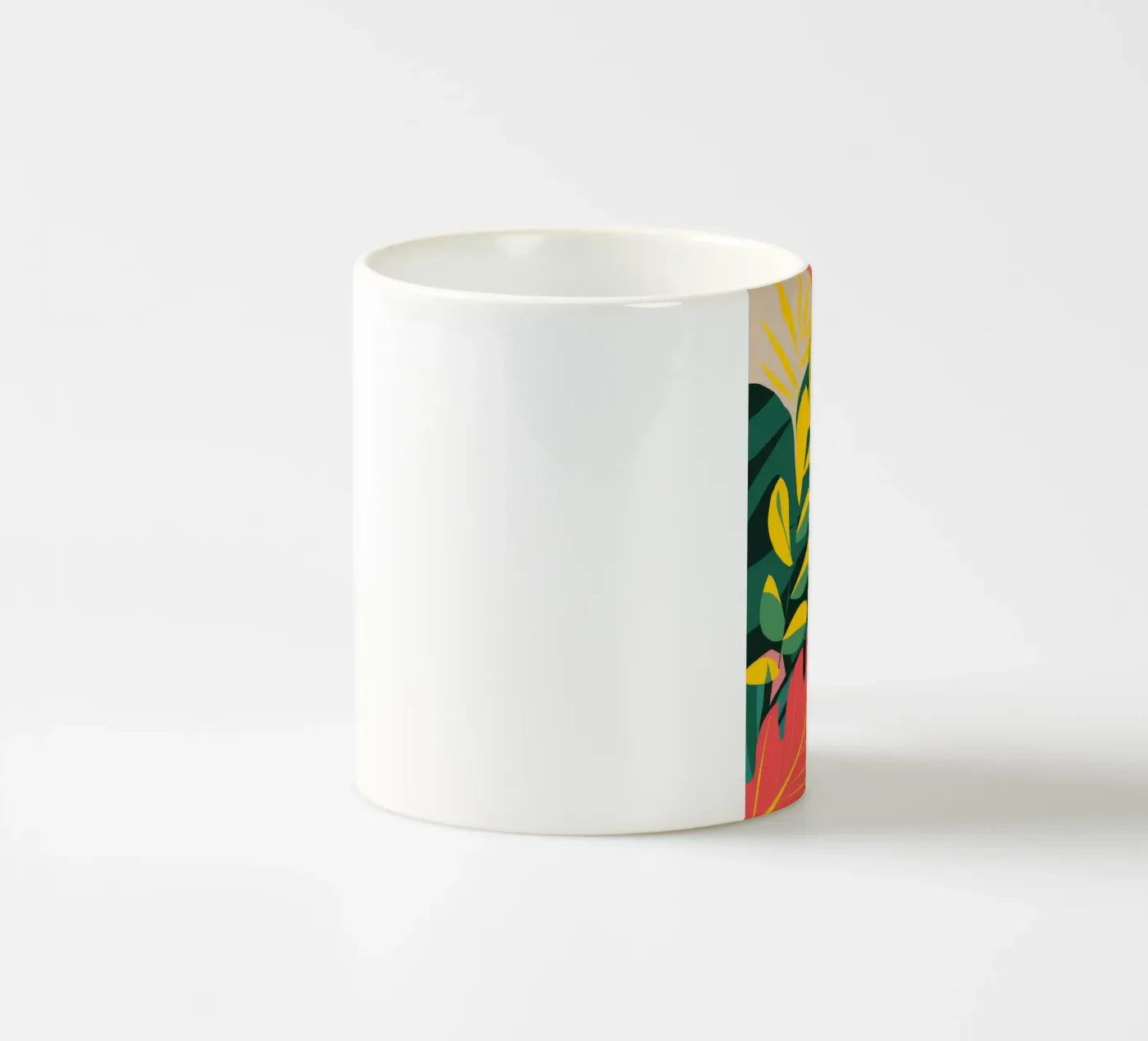 Shadow Leaf Dance ceramic mug by Paez Harmony