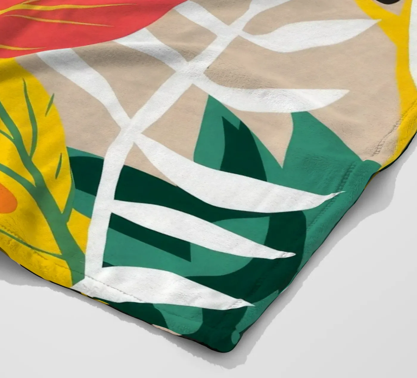 Shadow Leaf Dance fleece blanket by Paez Harmony