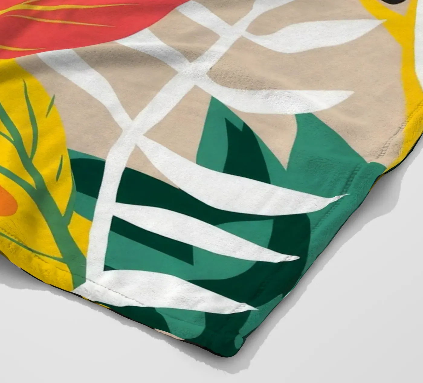 Shadow Leaf Dance fleece blanket by Paez Harmony
