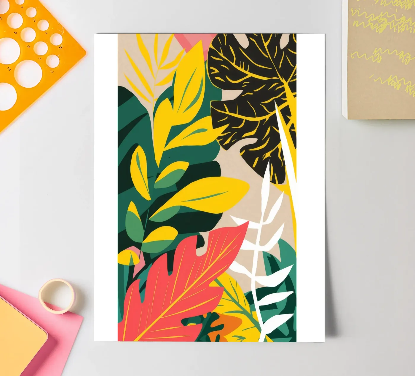 Shadow Leaf Dance sticker sheet by Paez Harmony