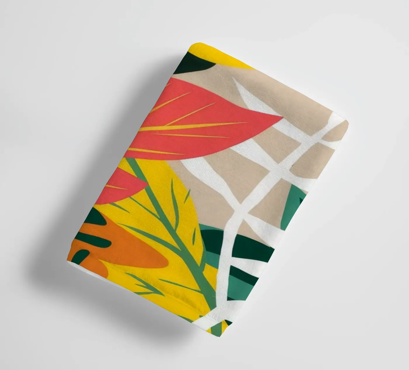 Shadow Leaf Dance towel by Paez Harmony