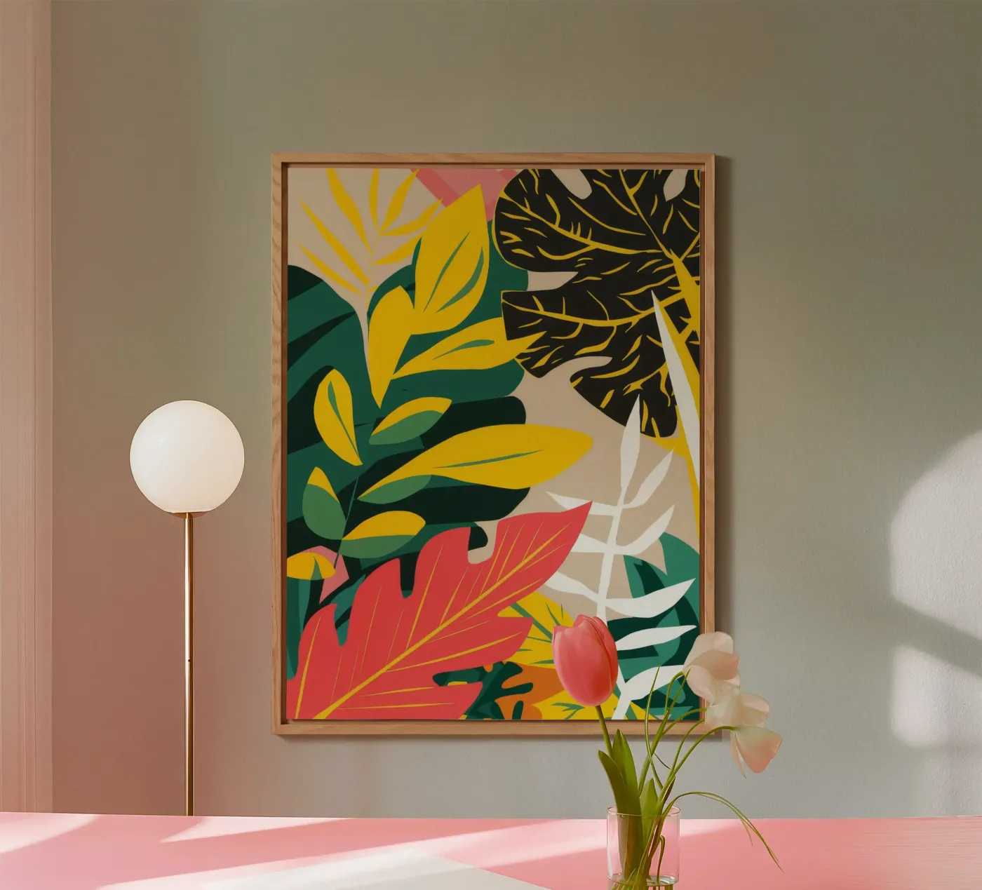 Shadow Leaf Dance alluminio dibond da Paez Harmony