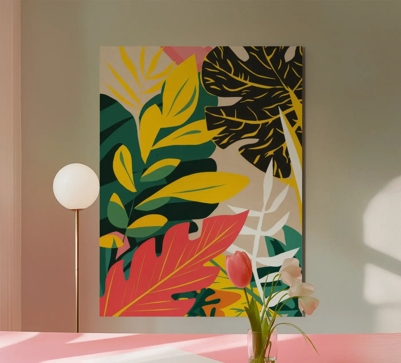 Shadow Leaf Dance alluminio dibond da Paez Harmony