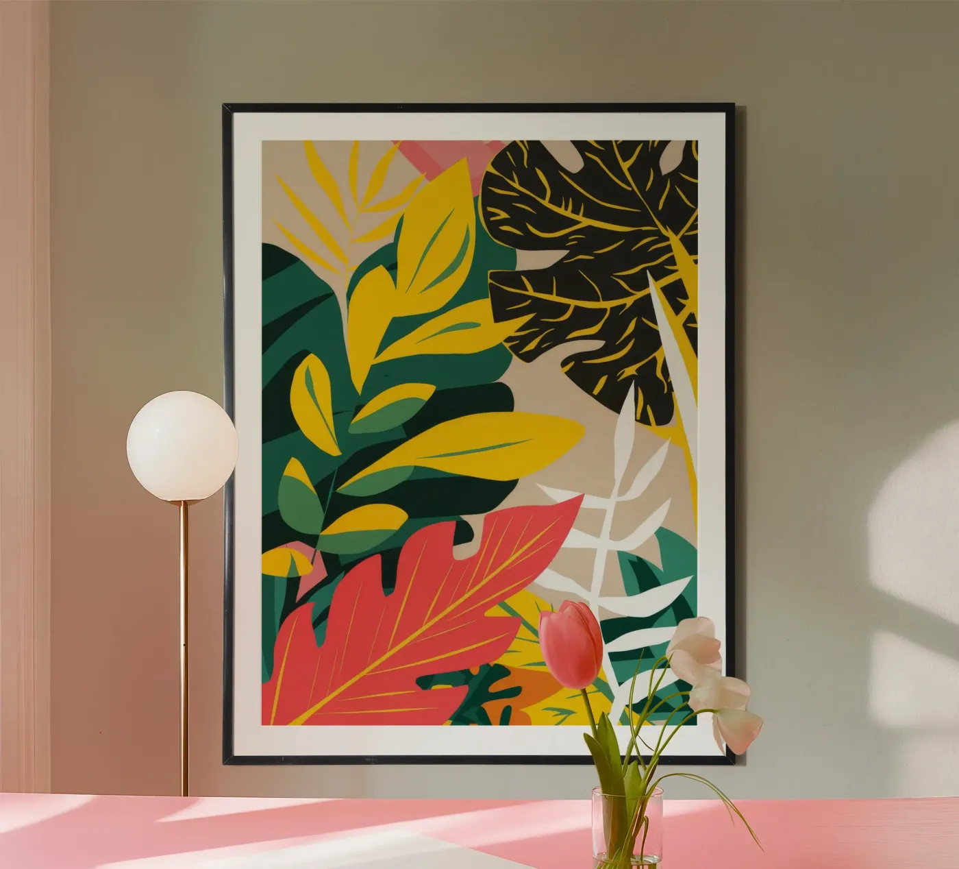 Shadow Leaf Dance poster by Paez Harmony