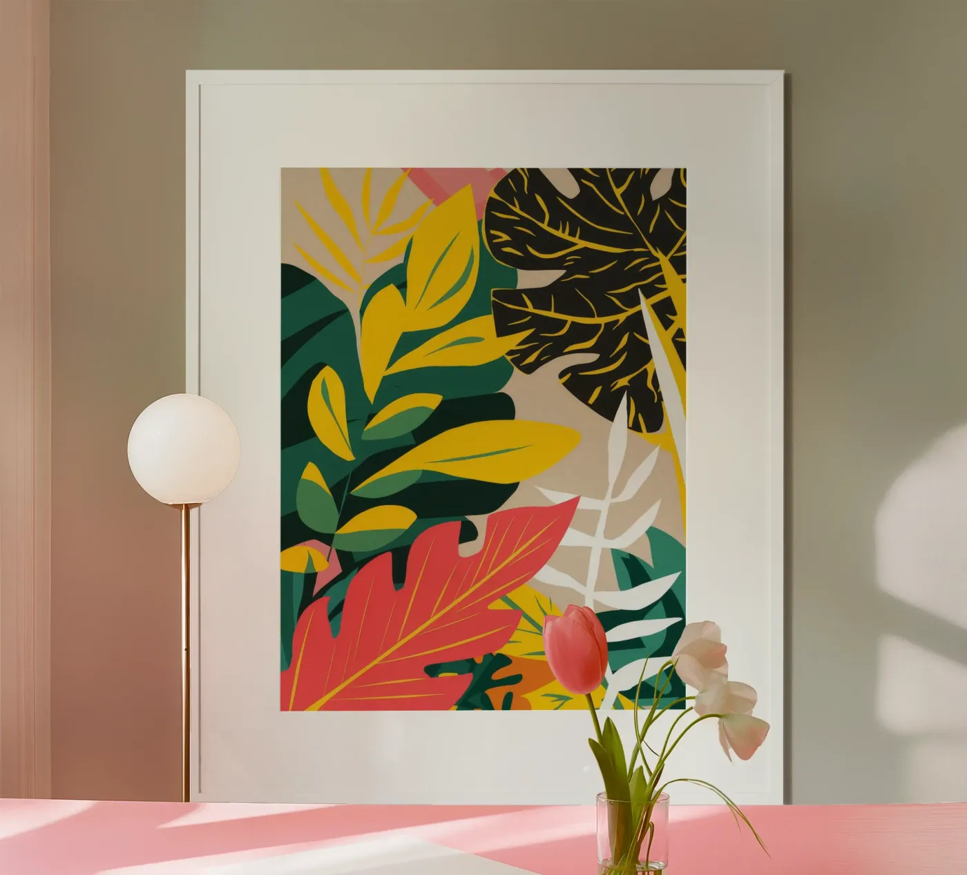 Shadow Leaf Dance poster by Paez Harmony