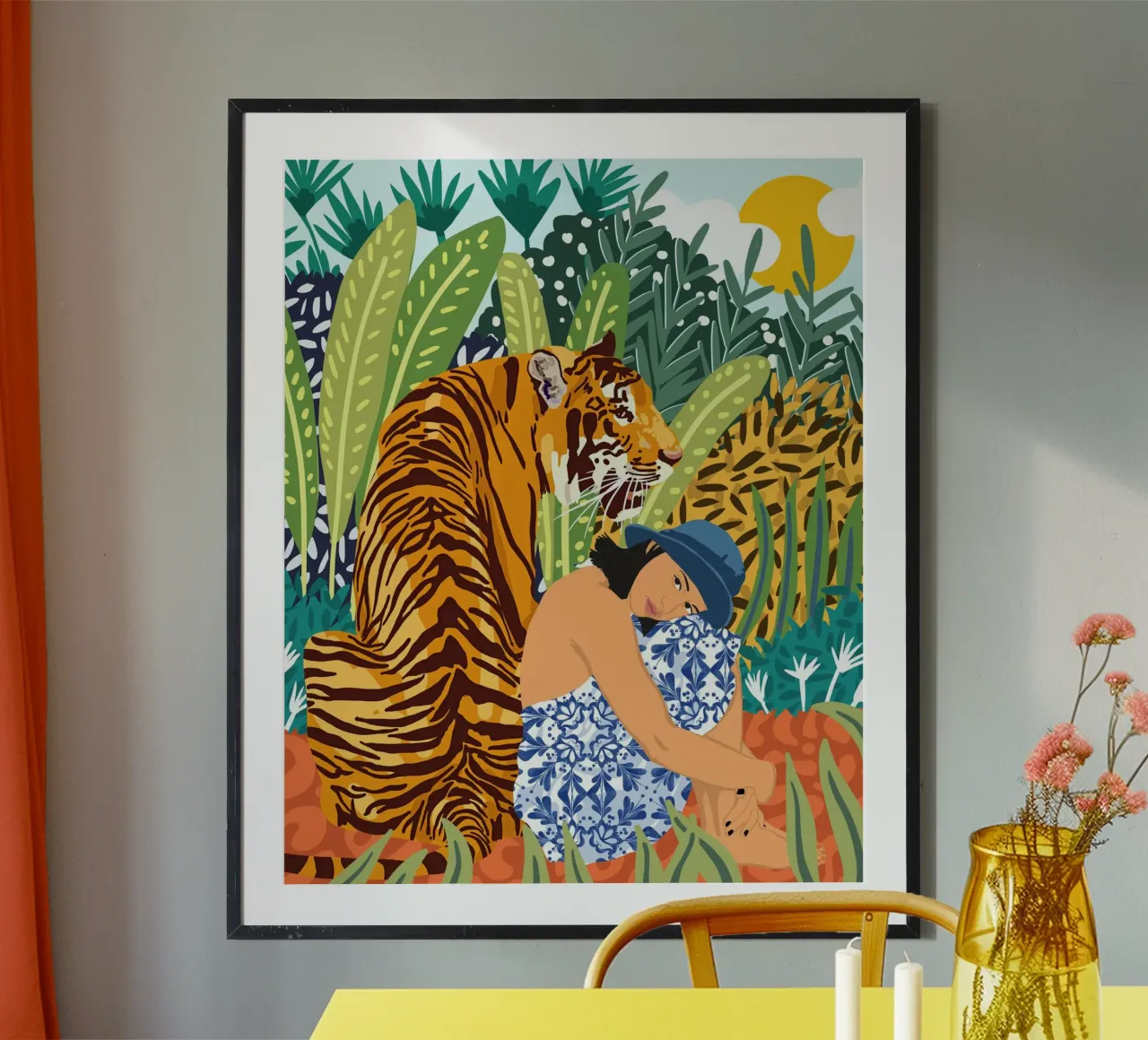 Risvegliare la tigre che è in noi carta hahnemühle da 83oranges