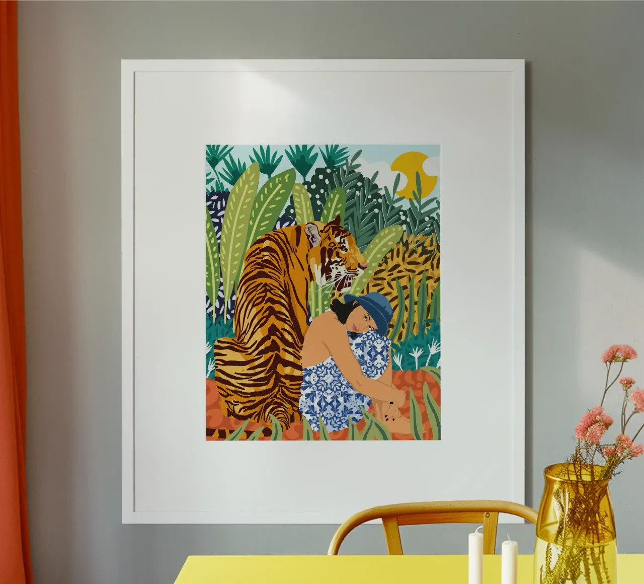 Risvegliare la tigre che è in noi carta hahnemühle da 83oranges