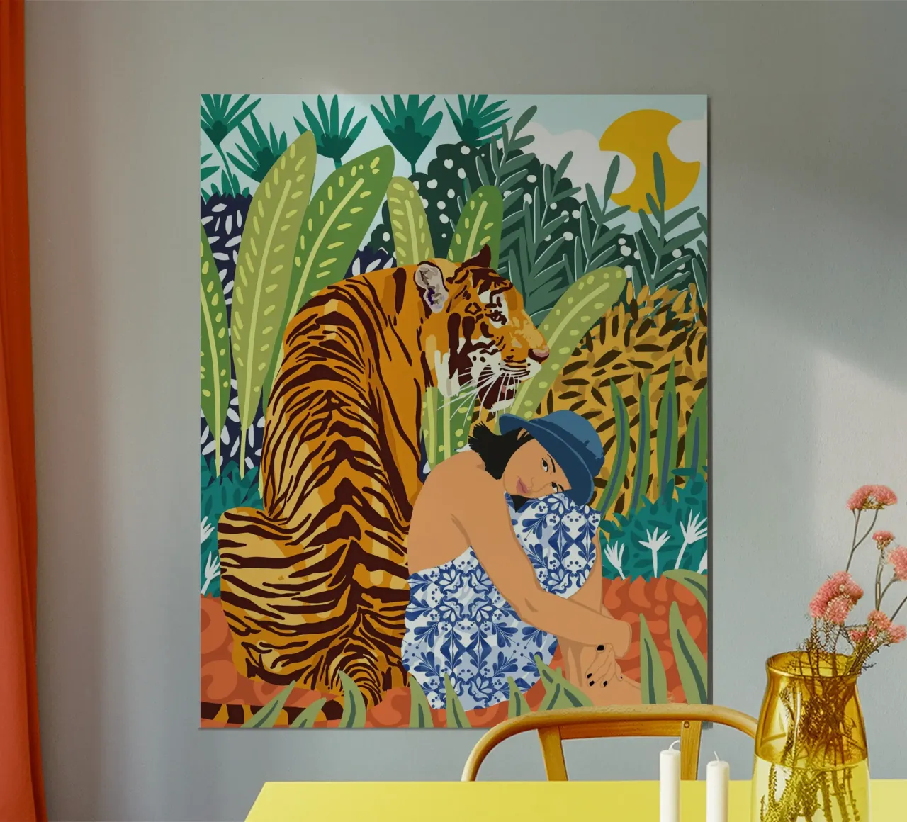 Risvegliare la tigre che è in noi carta hahnemühle da 83oranges