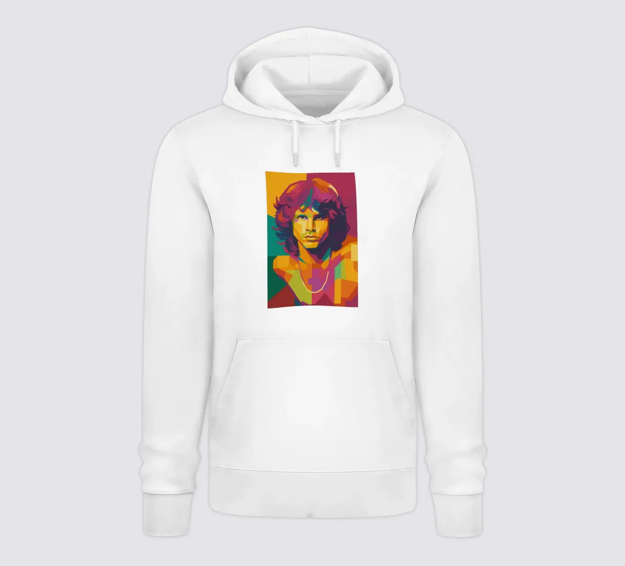 jim morison retro pop art wpap felpa con cappuccio da aiswa