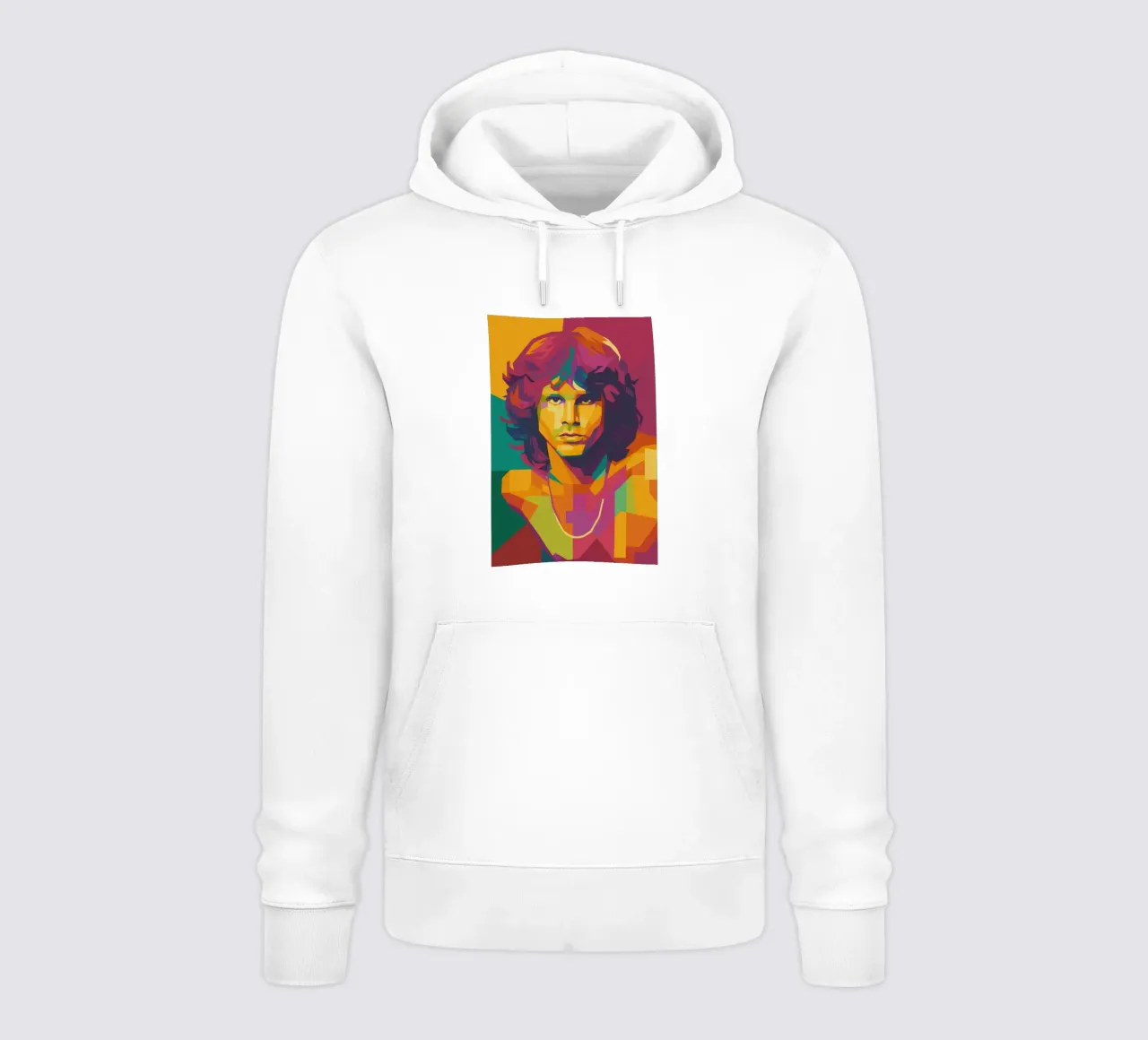 jim morison retro pop art wpap felpa con cappuccio da aiswa