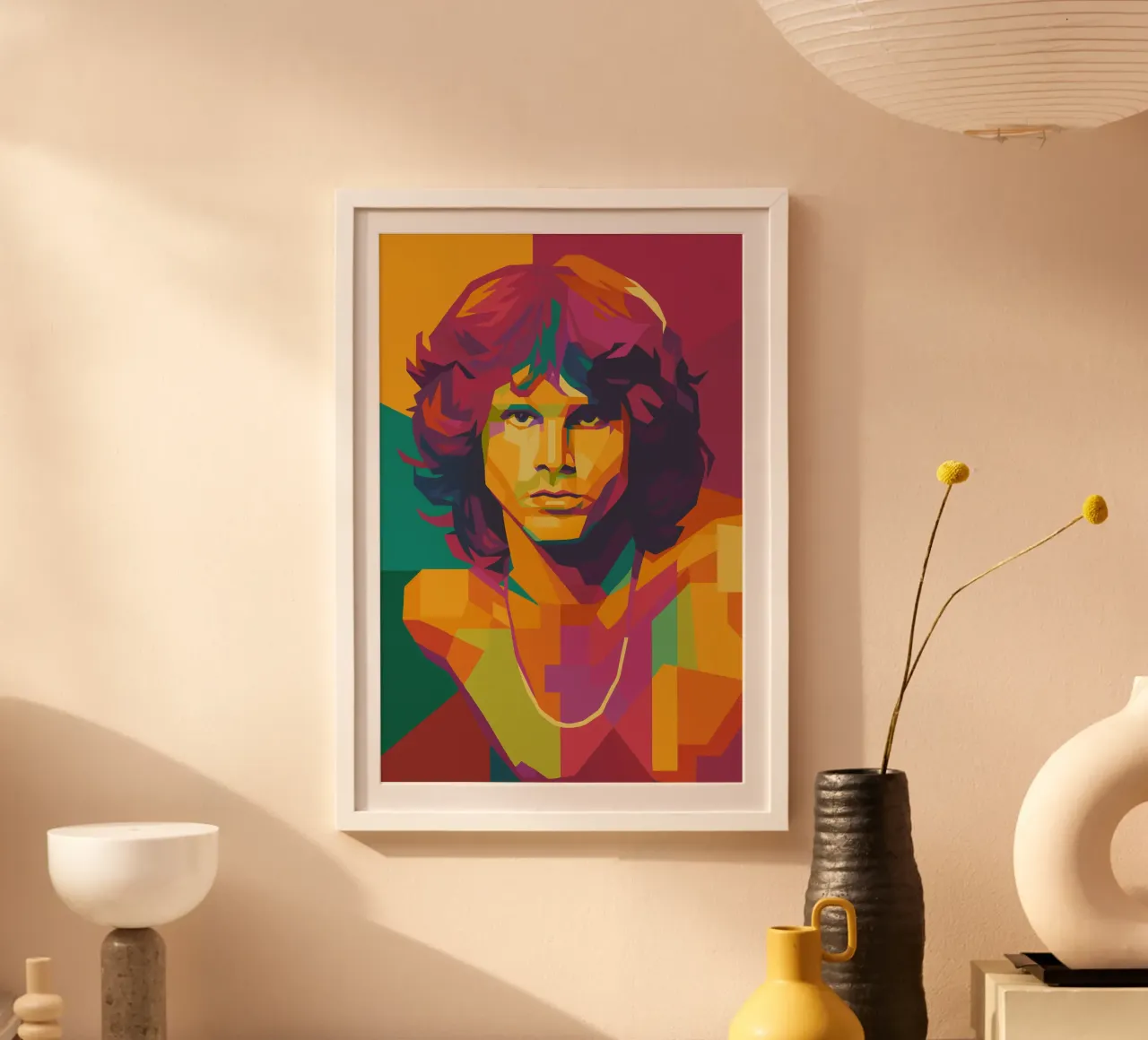 jim morison retro pop art wpap poster da aiswa