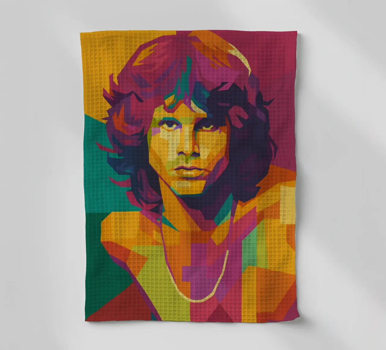 jim morison retro pop art wpap canovaccio da cucina da aiswa