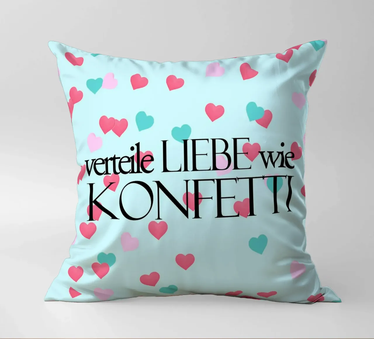 Verteile Liebe wie Konfetti cuscino da anna-liebt