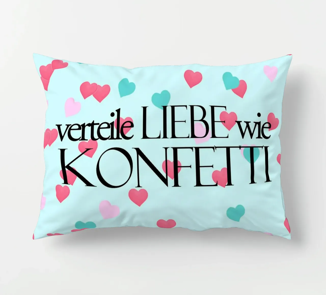 Verteile Liebe wie Konfetti cuscino da anna-liebt