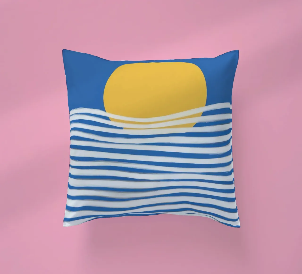 Raggio di Sole Mare Shimmer cuscino da Stone Patina