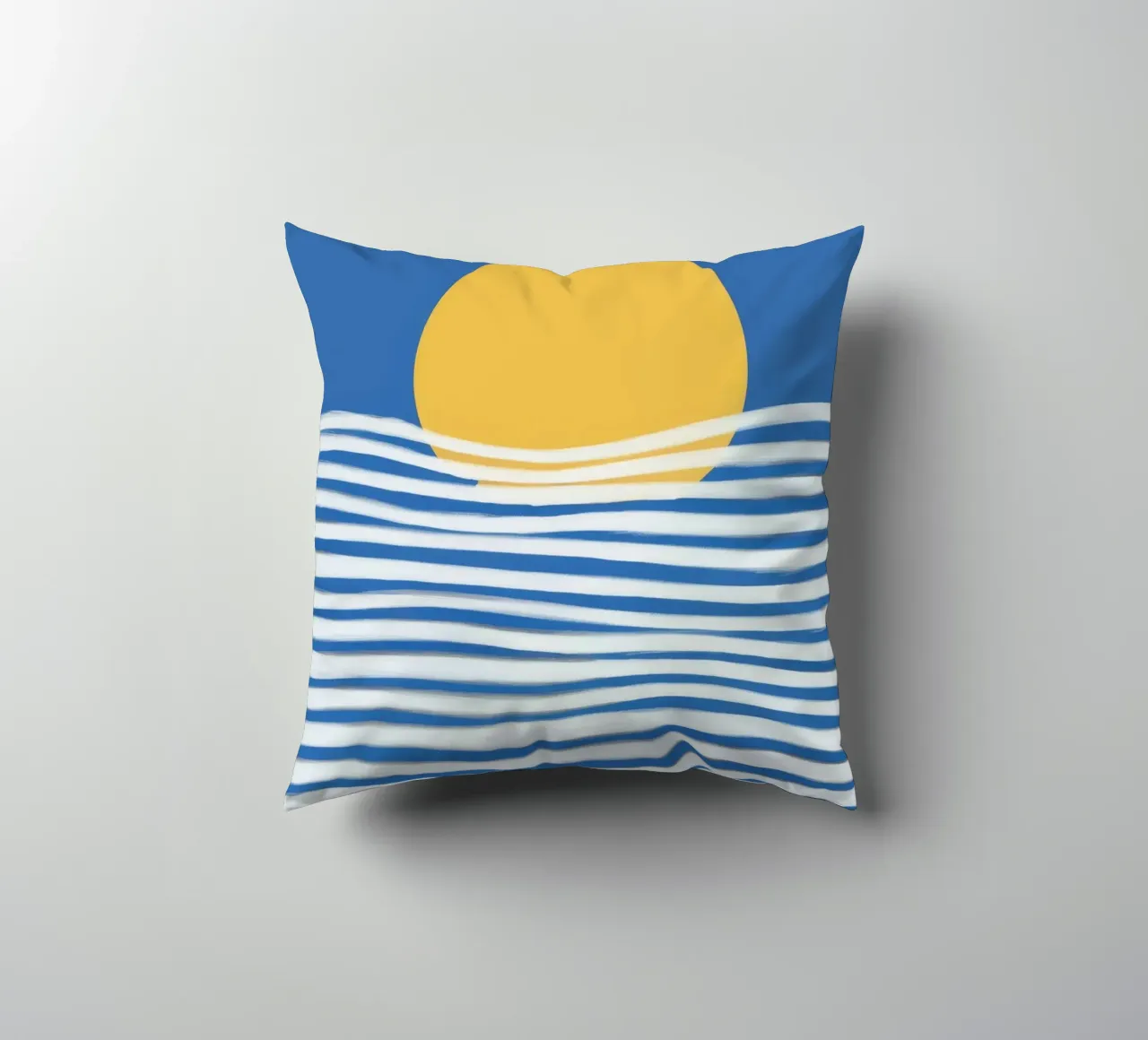 Raggio di Sole Mare Shimmer cuscino da Stone Patina