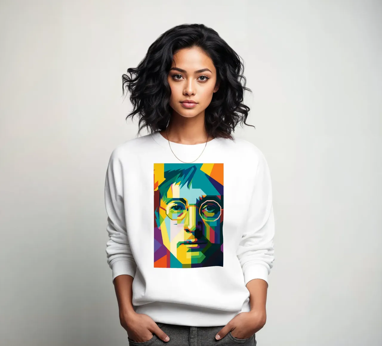 john lennon retro pop art wpap sudadera de aiswa