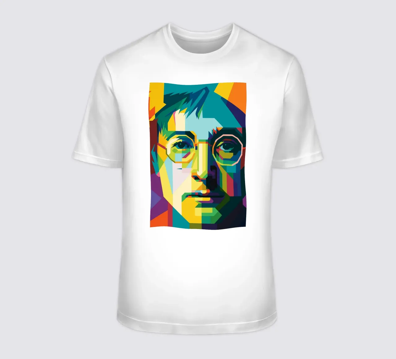john lennon retro pop art wpap camiseta de aiswa