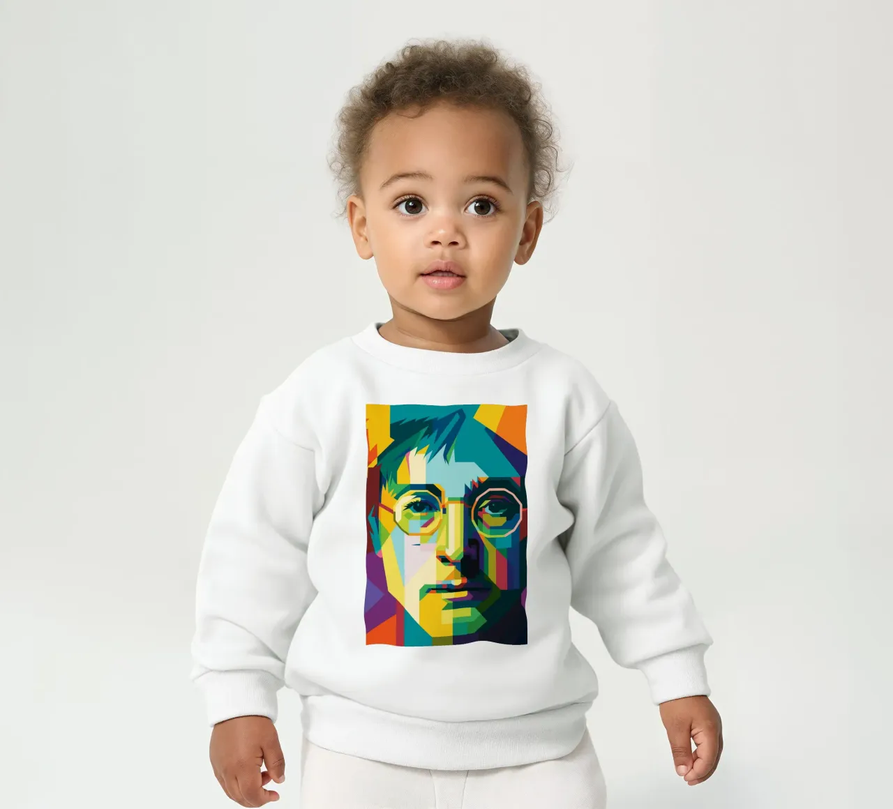 john lennon retro pop art wpap sudadera de bebé de aiswa