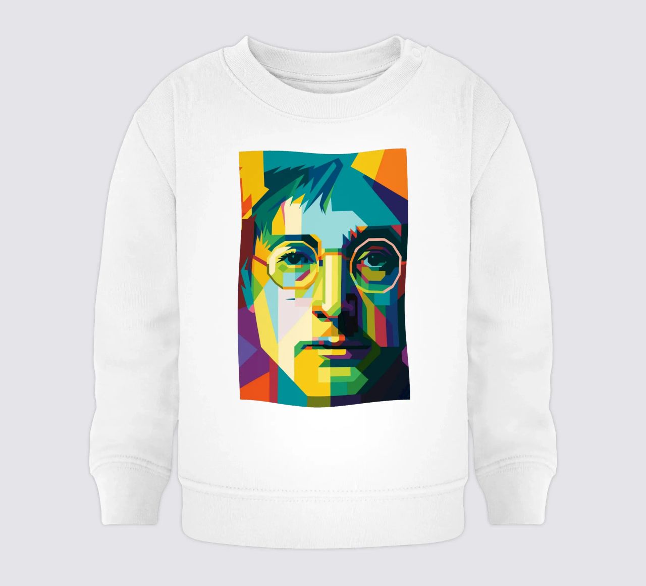 john lennon retro pop art wpap felpa neonato da aiswa