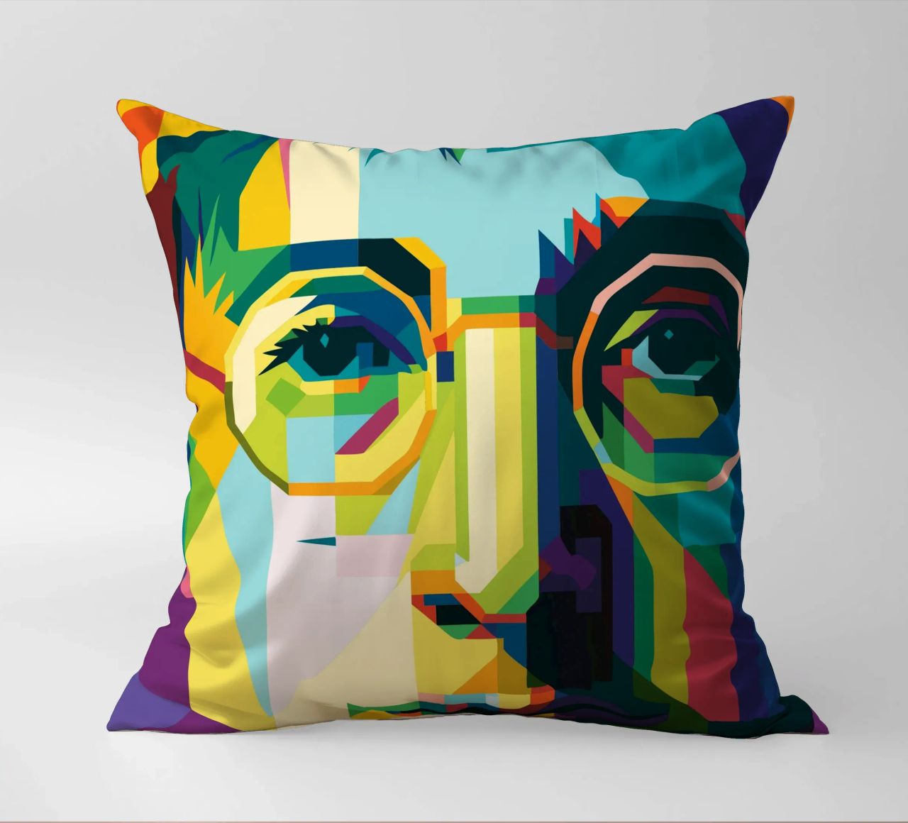 john lennon retro pop art wpap cuscino da aiswa