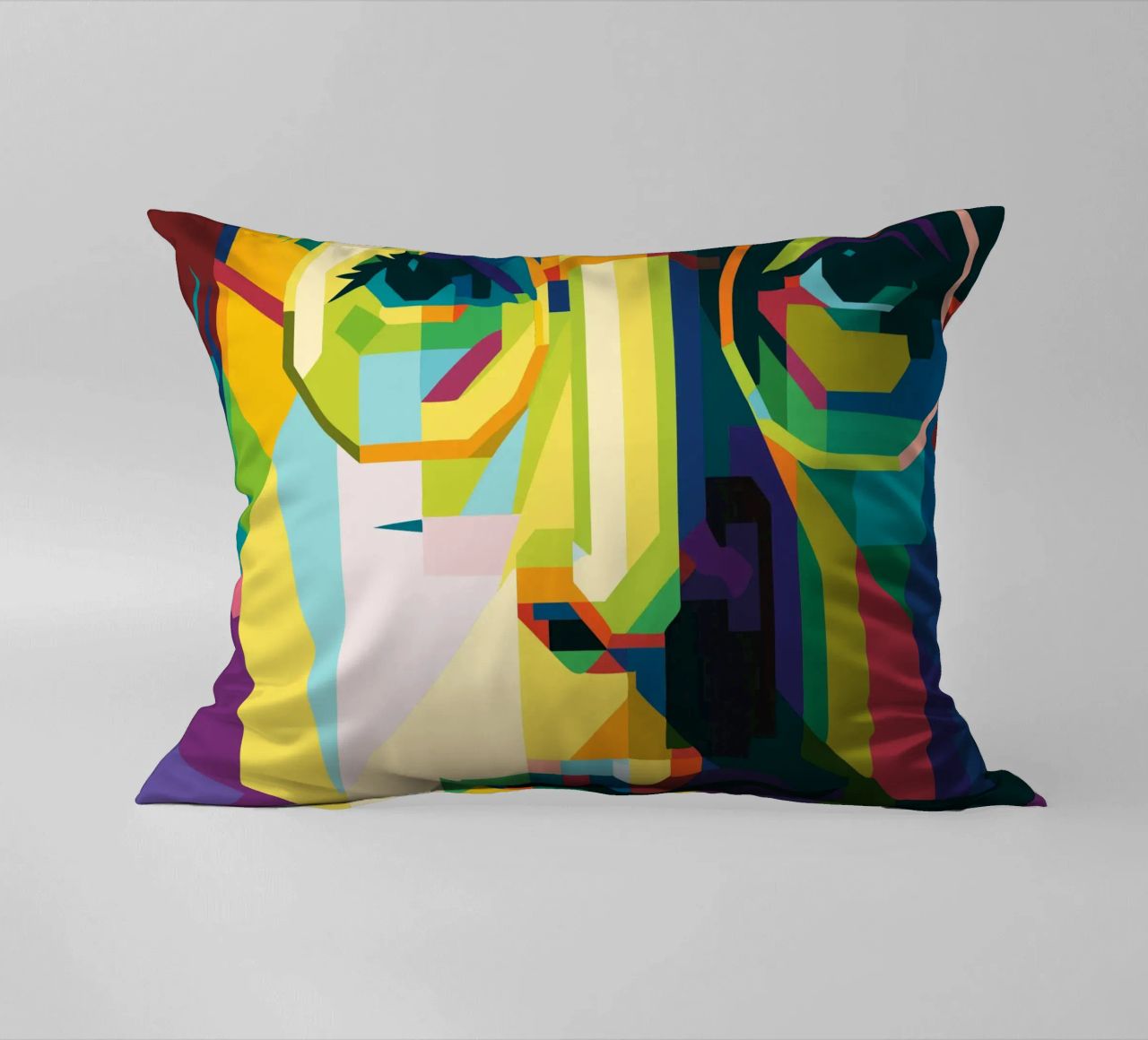 john lennon retro pop art wpap cuscino da aiswa
