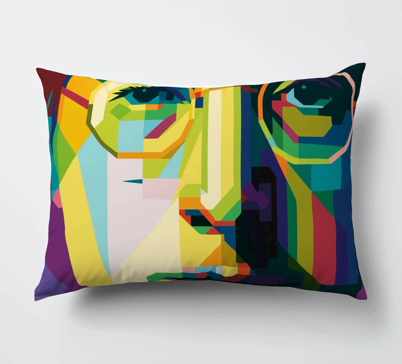john lennon retro pop art wpap cuscino da aiswa