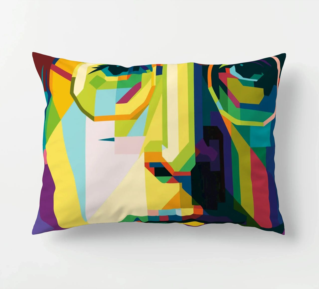 john lennon retro pop art wpap cuscino da aiswa