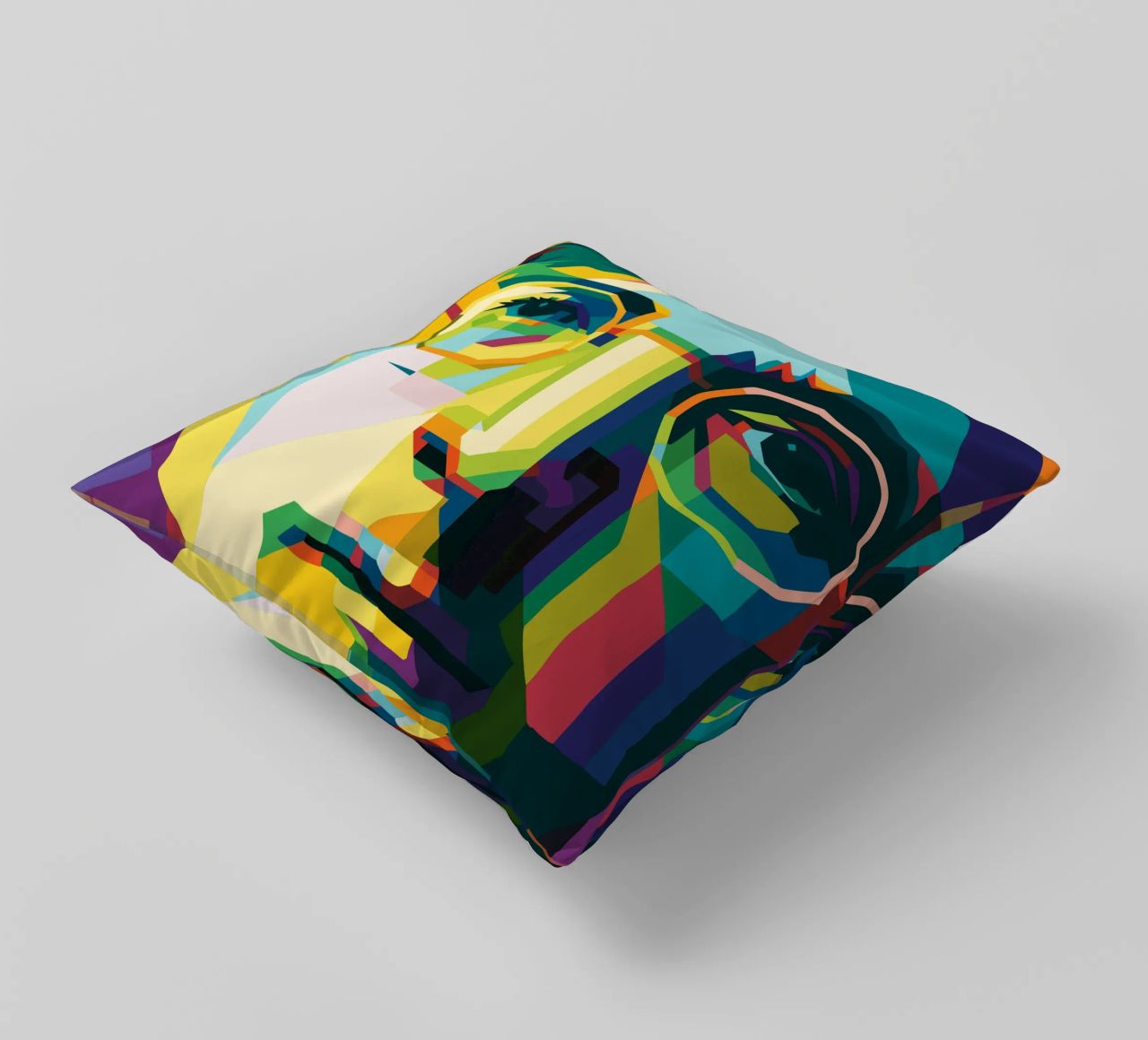 john lennon retro pop art wpap cuscino da aiswa