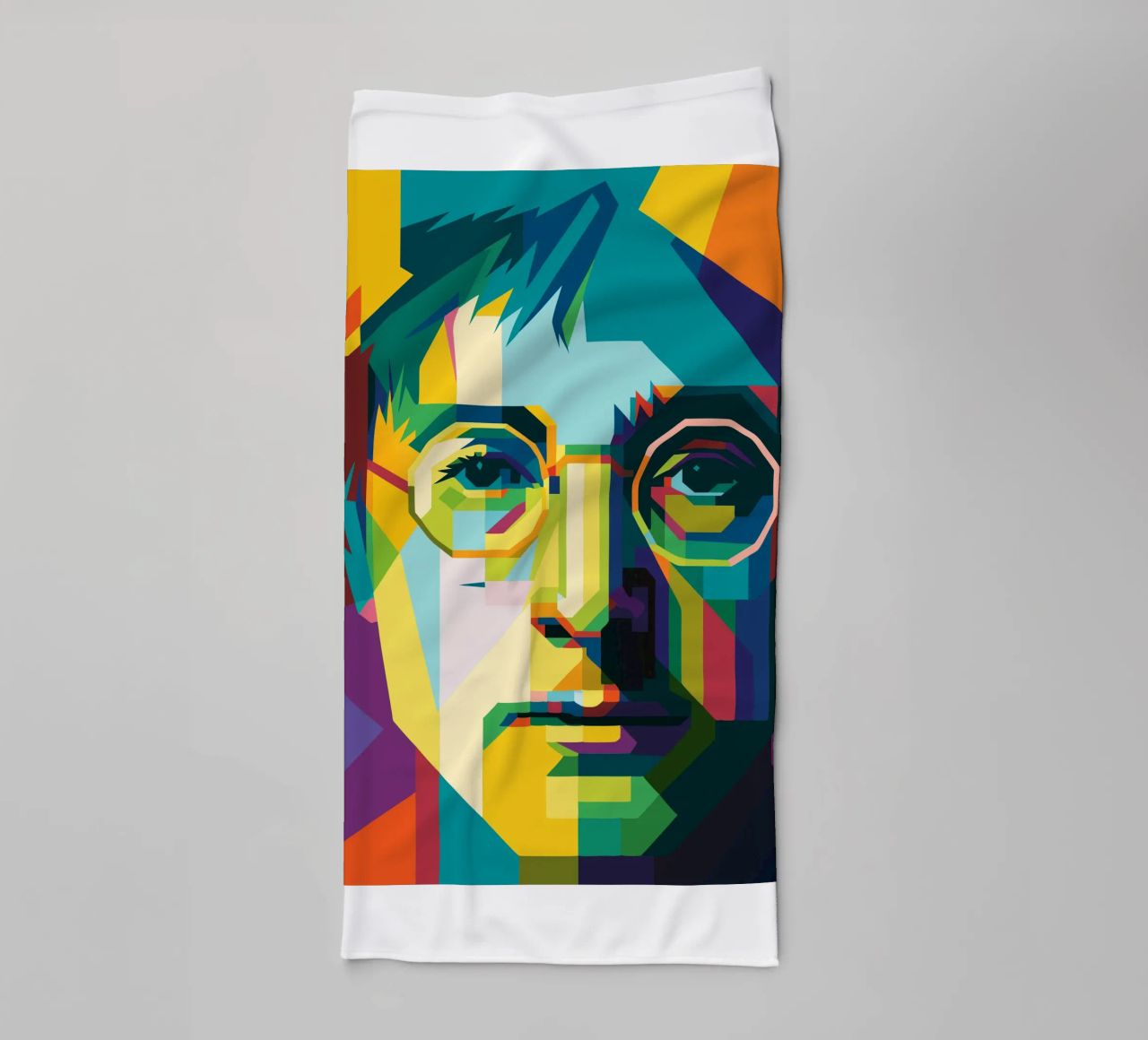 john lennon retro pop art wpap asciugamano da bagno da aiswa