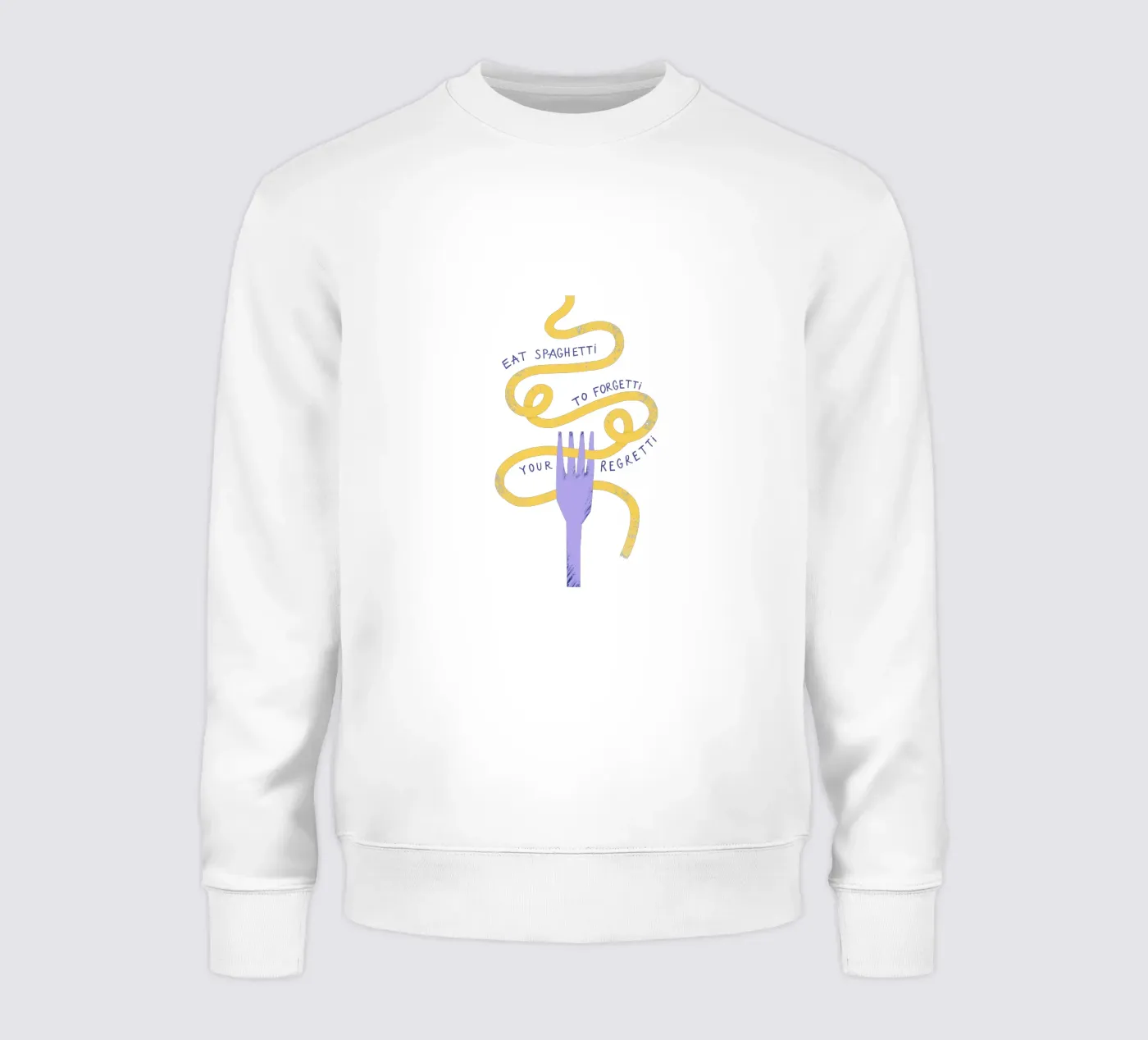 Eat Spaghetti sweatshirt by Pure