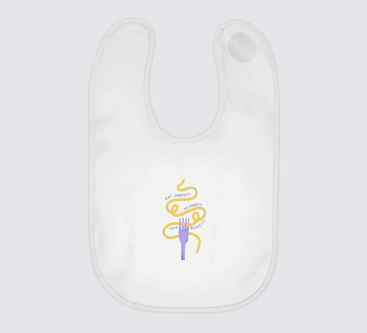 Eat Spaghetti baby bib by Pure