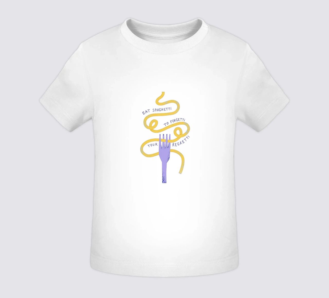 Eat Spaghetti Baby T-Shirt von Pure