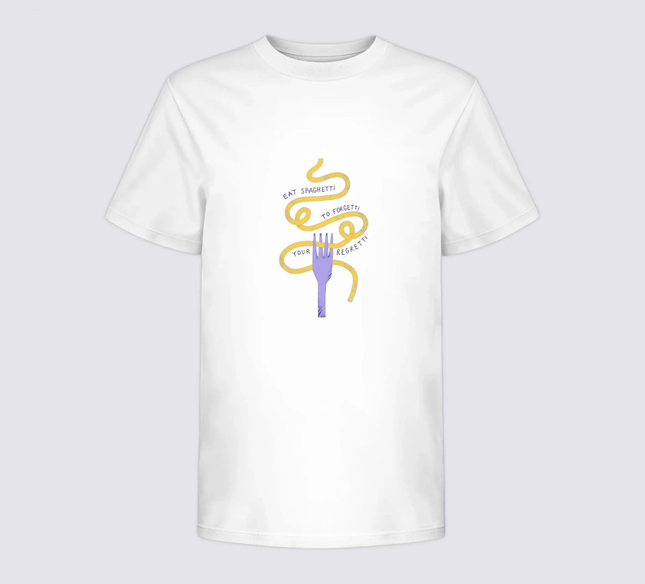 Eat Spaghetti Kinder T-Shirt von Pure
