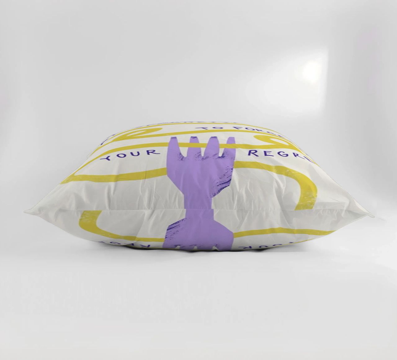 Eat Spaghetti decorative cushion by Pure