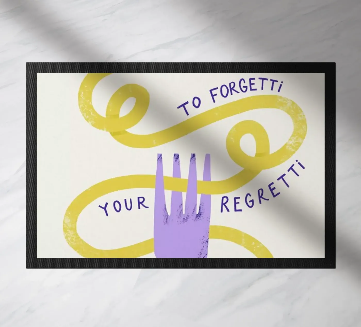 Eat Spaghetti zerbino da Pure