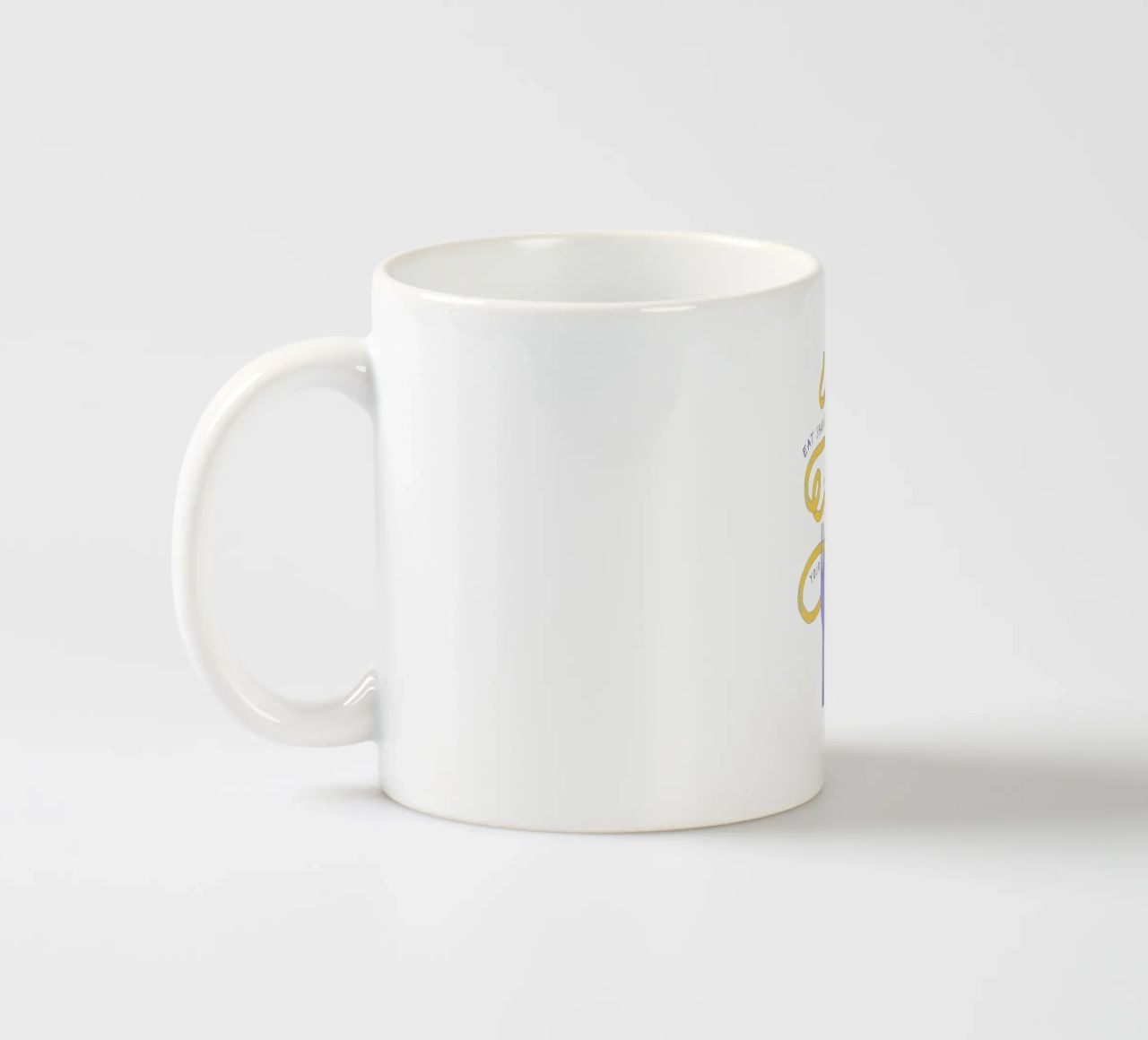 Eat Spaghetti Keramik Tasse von Pure