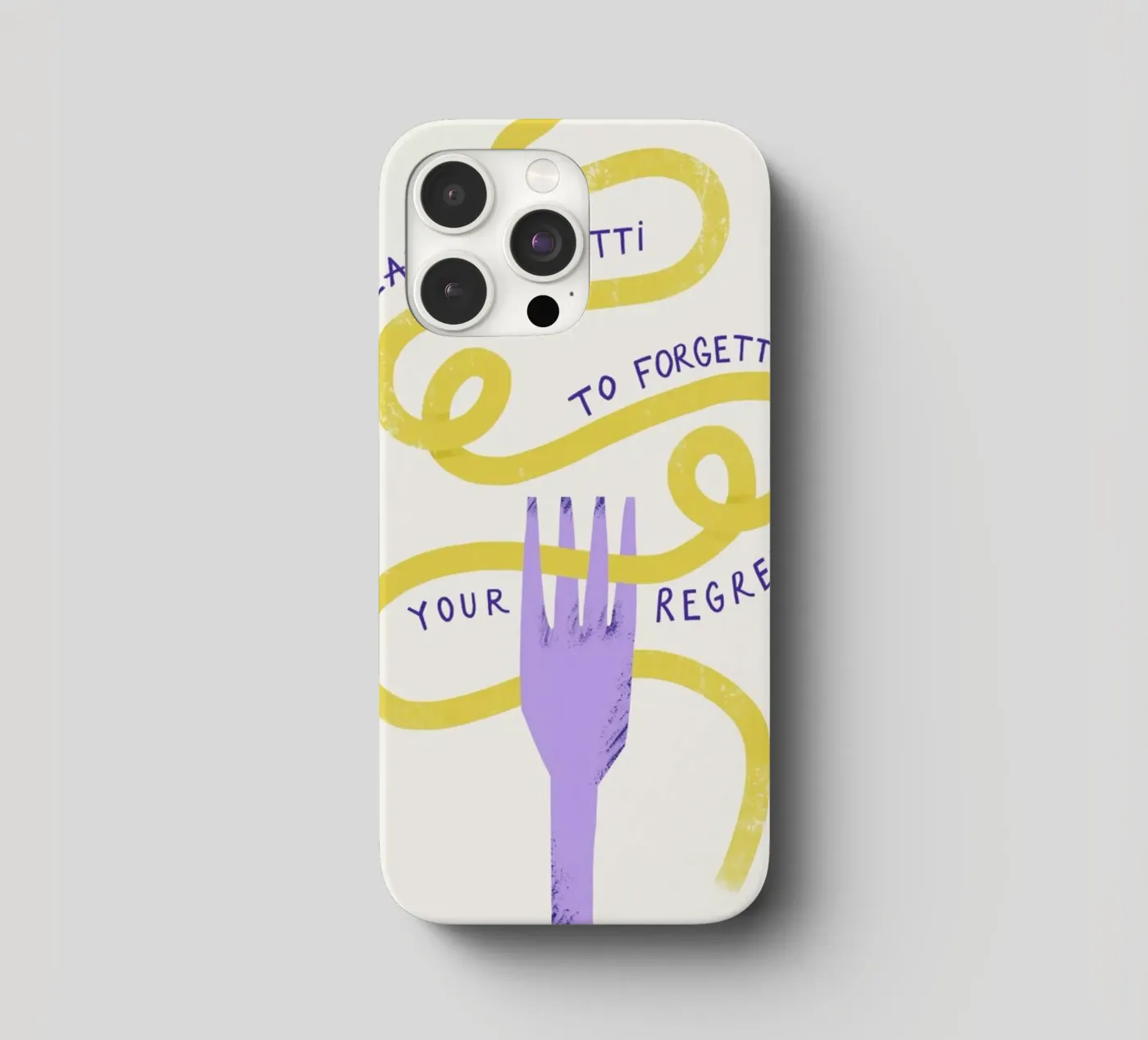 Eat Spaghetti iphone case by Pure