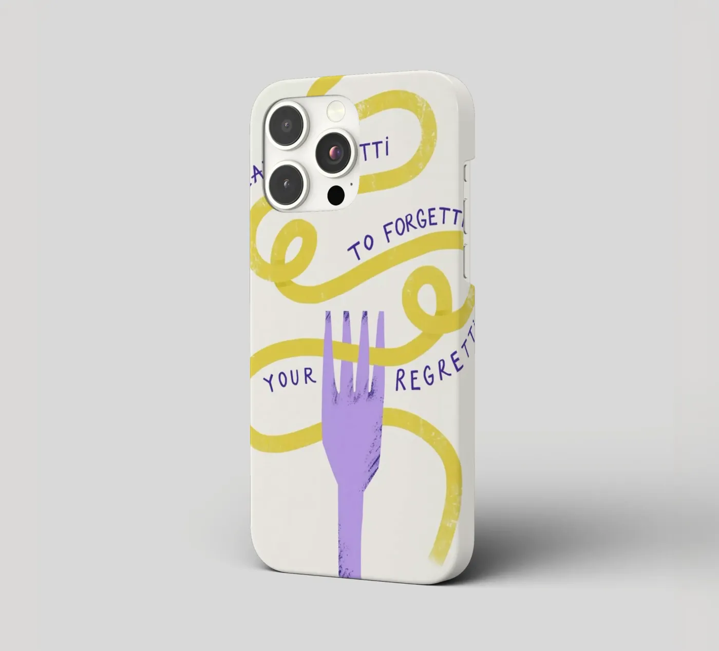 Eat Spaghetti iphone case by Pure