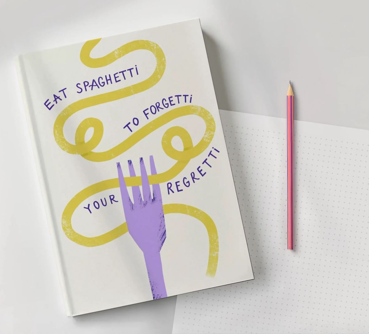 Eat Spaghetti carnet de notes de Pure