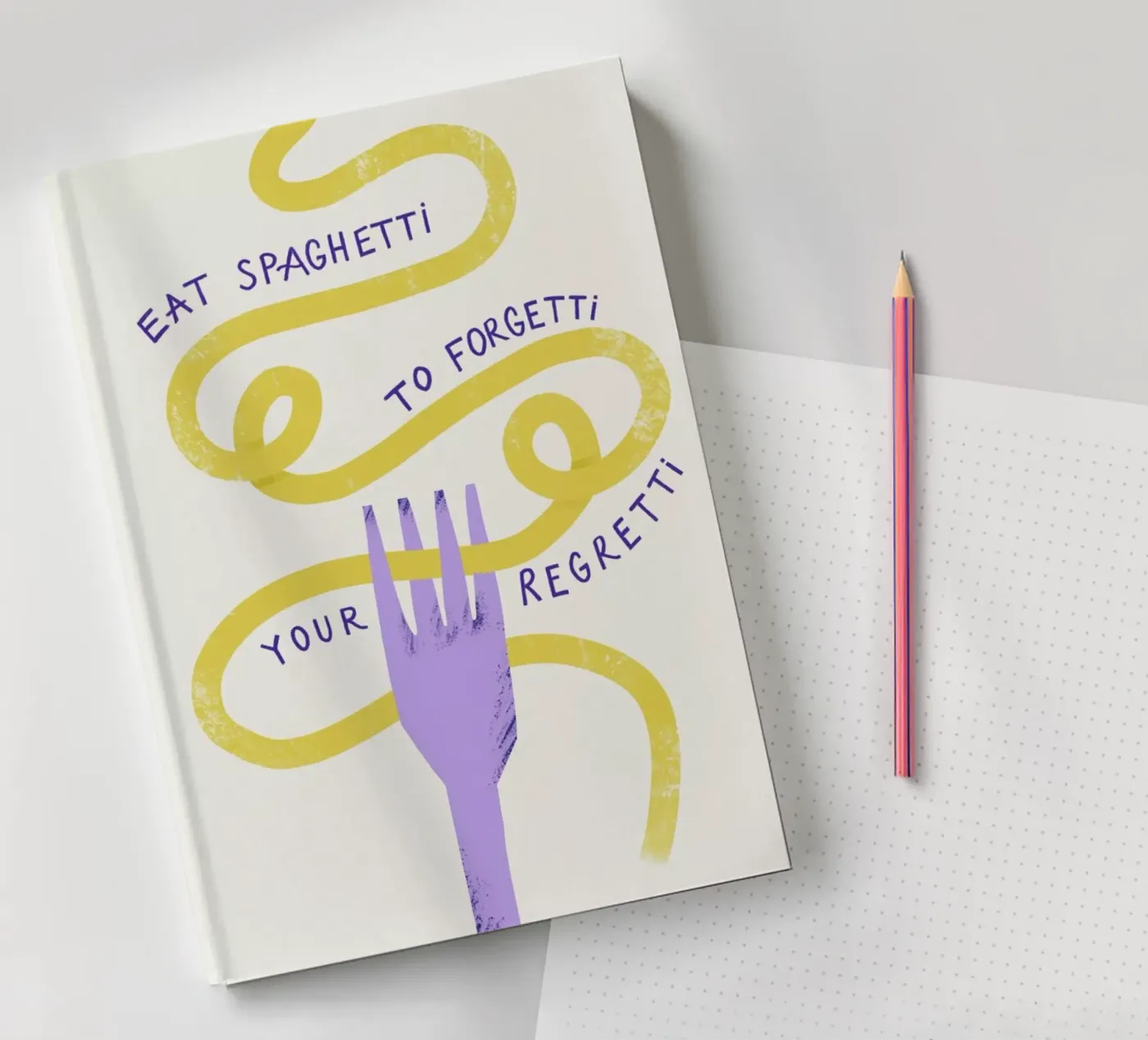 Eat Spaghetti notebook by Pure