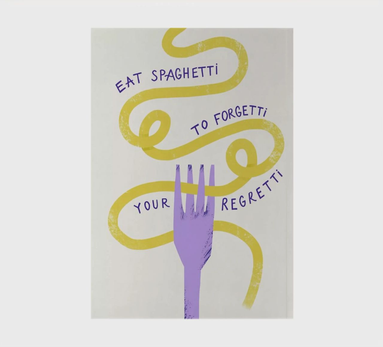 Eat Spaghetti carnet de notes de Pure