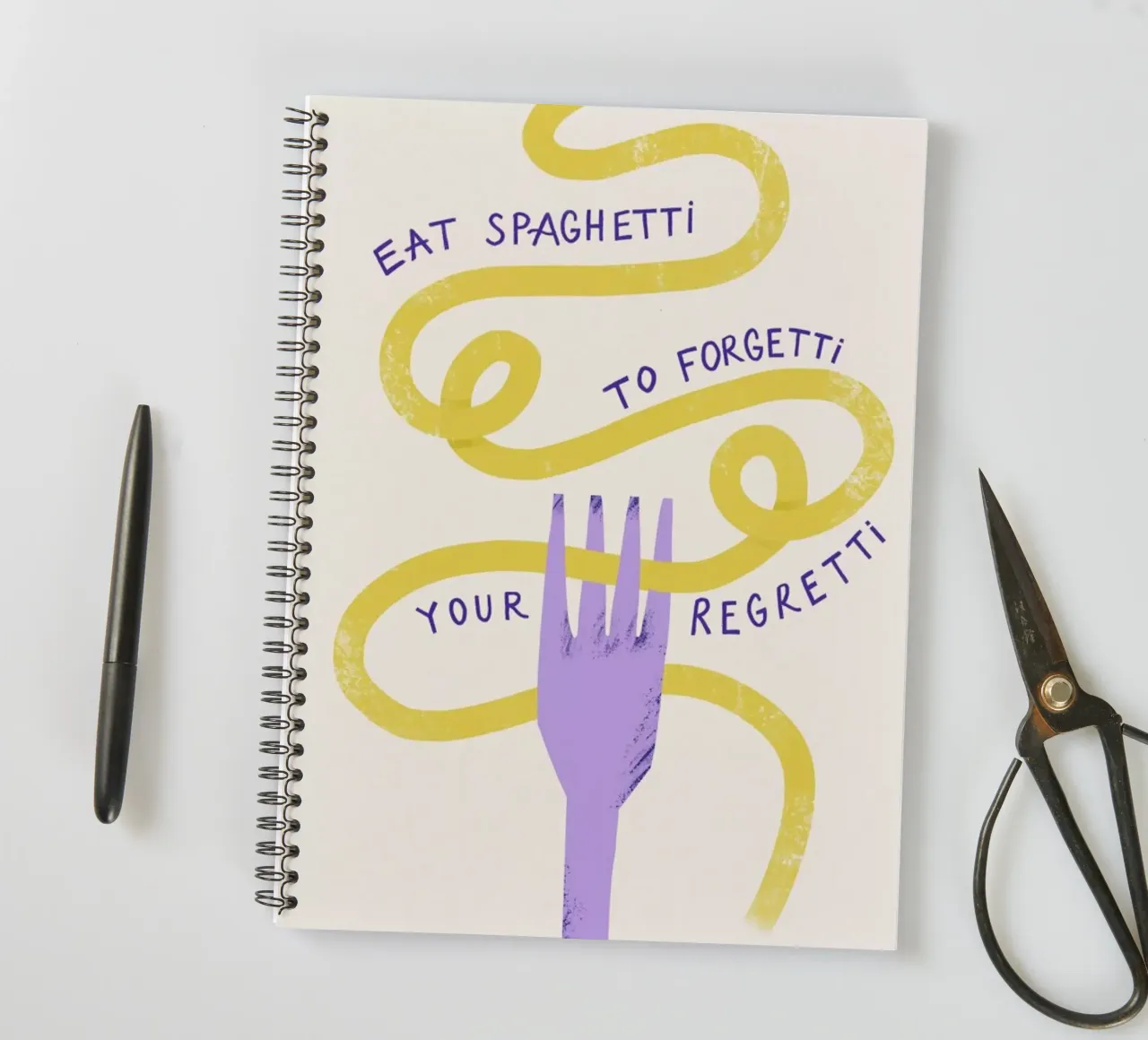Eat Spaghetti Ringbuch von Pure